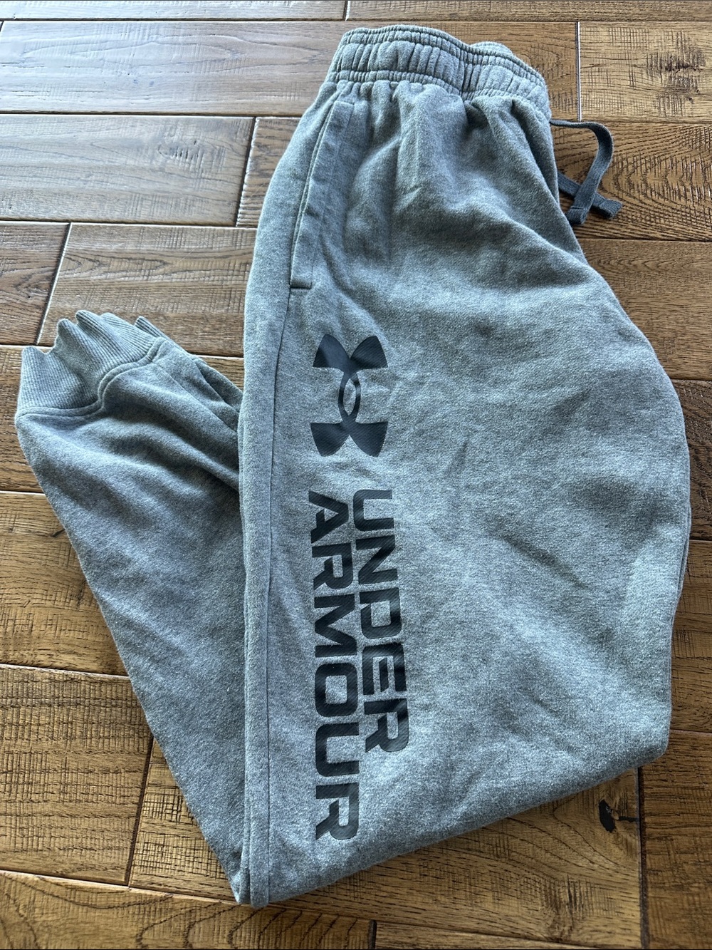 Under Armour Light Gray Fleece Jogger Pants